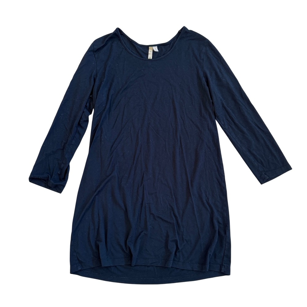 Comfy USA Black Long Sleeve‎ Blouse T-Shirt Casual Modal Spandex M Soft Stretchy